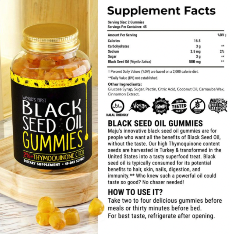 Black Seed Oil Gummies